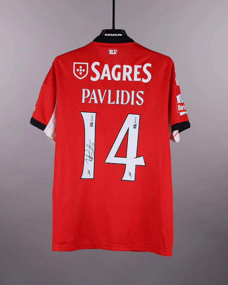 来自SL Benfica的Vangelis Pavlidis球衣