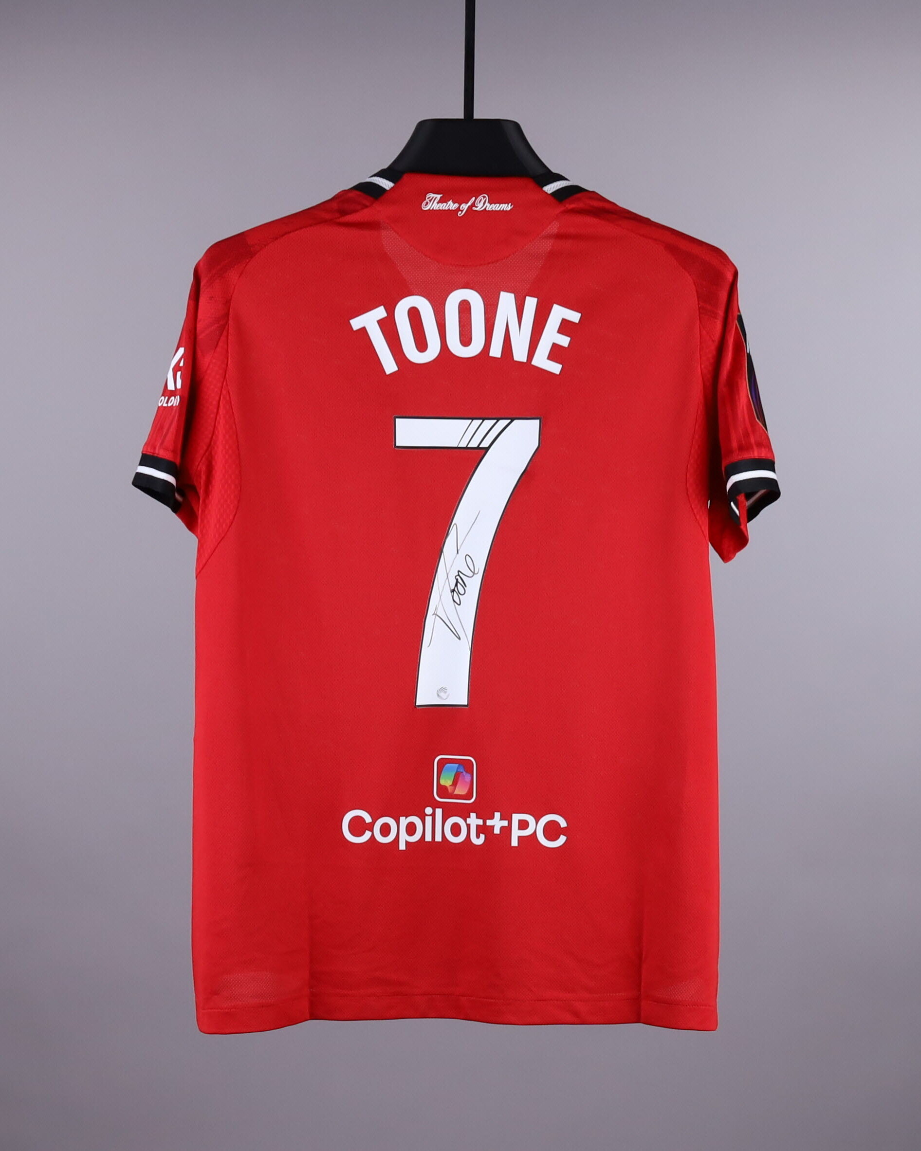 Nike Manchester United シャツ L サイン入り Manchester United Shirt | MatchWornShirt