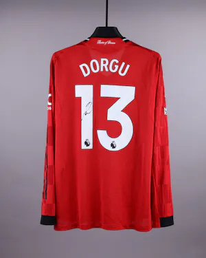 Patrick Dorgu Manchester United jersey