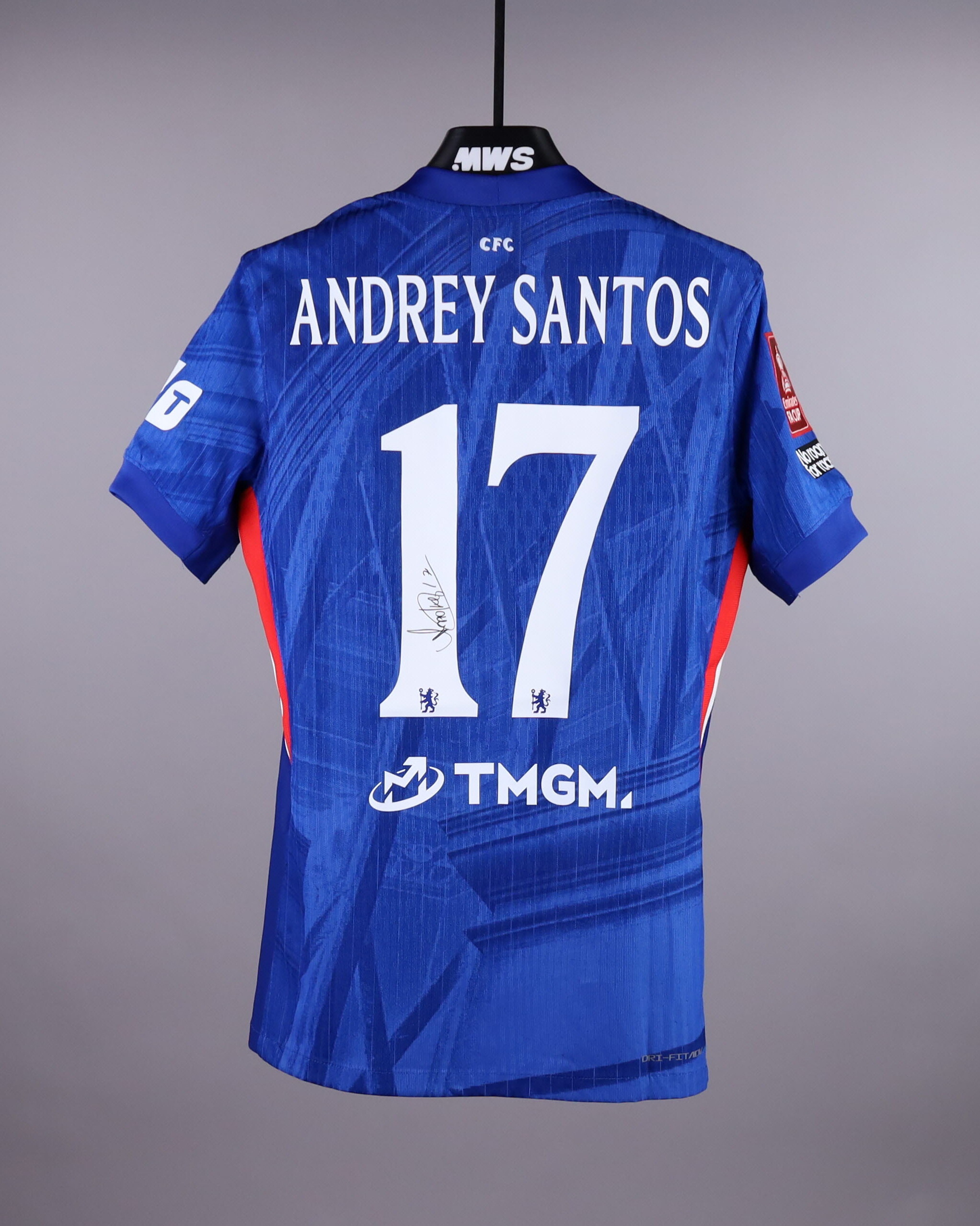 Andrey Santos | Chelsea - Leeds United | MatchWornShirt