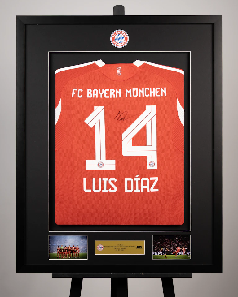 Luis Díaz | Framed Signed Home 25/26 Shirt