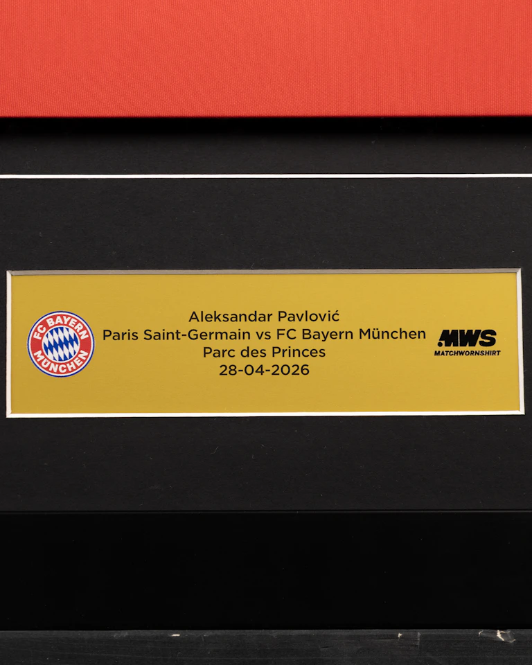 Aleksandar Pavlović | Framed Signed Home 25/26 Shirt
