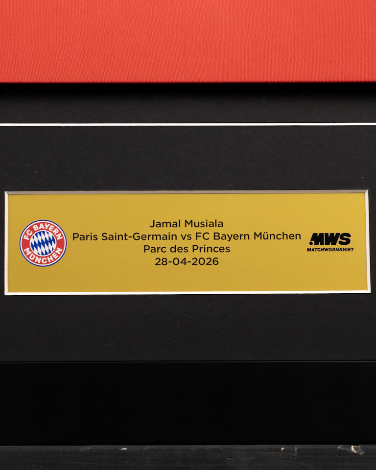 Jamal Musiala | Framed Signed Home 25/26 Shirt