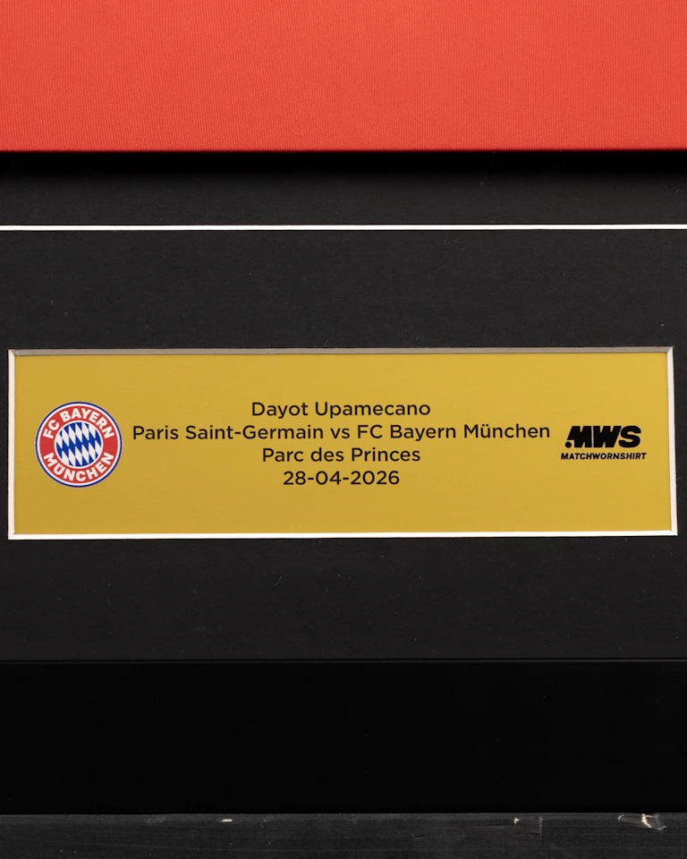 Dayot Upamecano | Framed Signed Home 25/26 Shirt