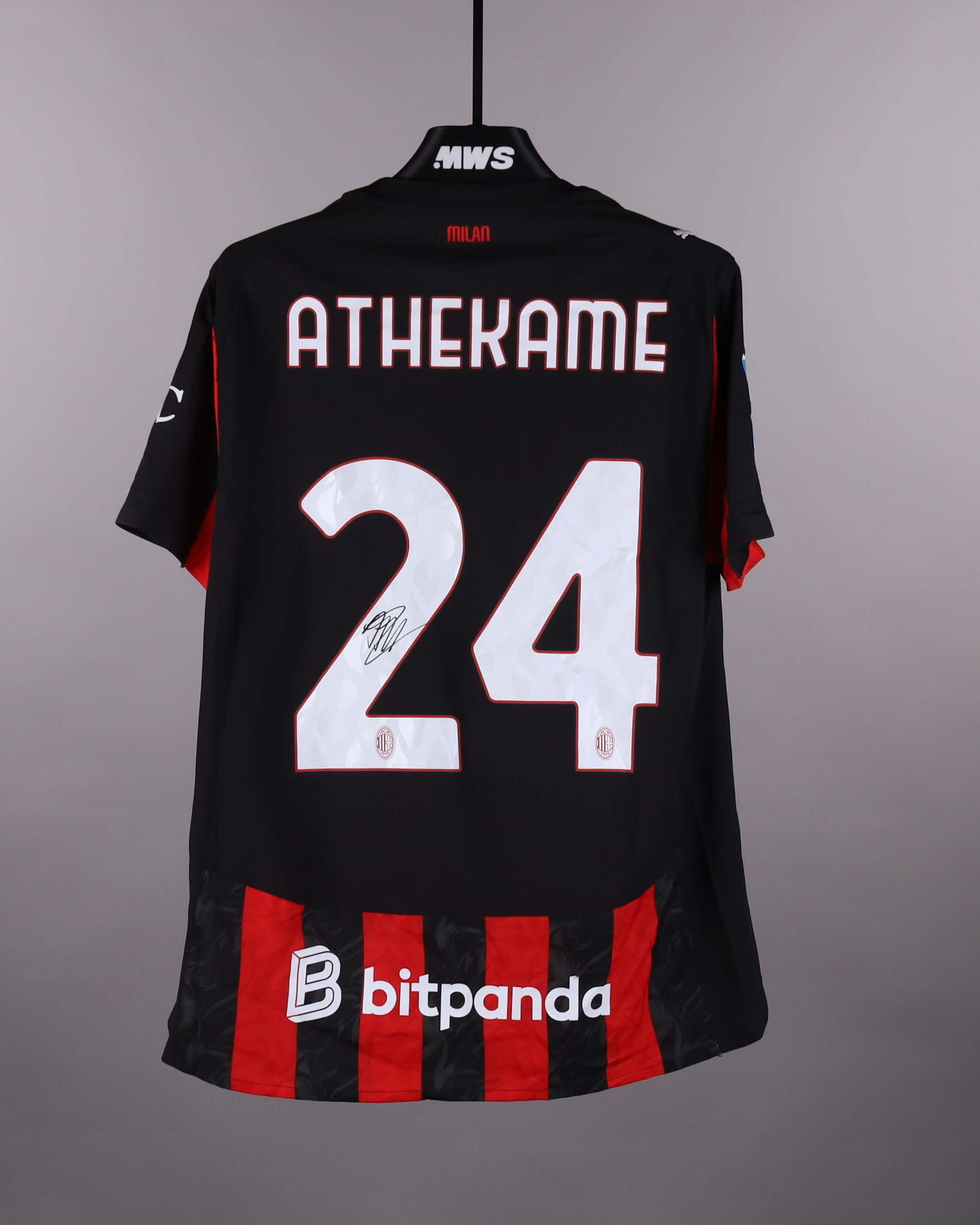 Zachary Athekame | AC Milan | AC Milan - Juventus FC | MatchWornShirt