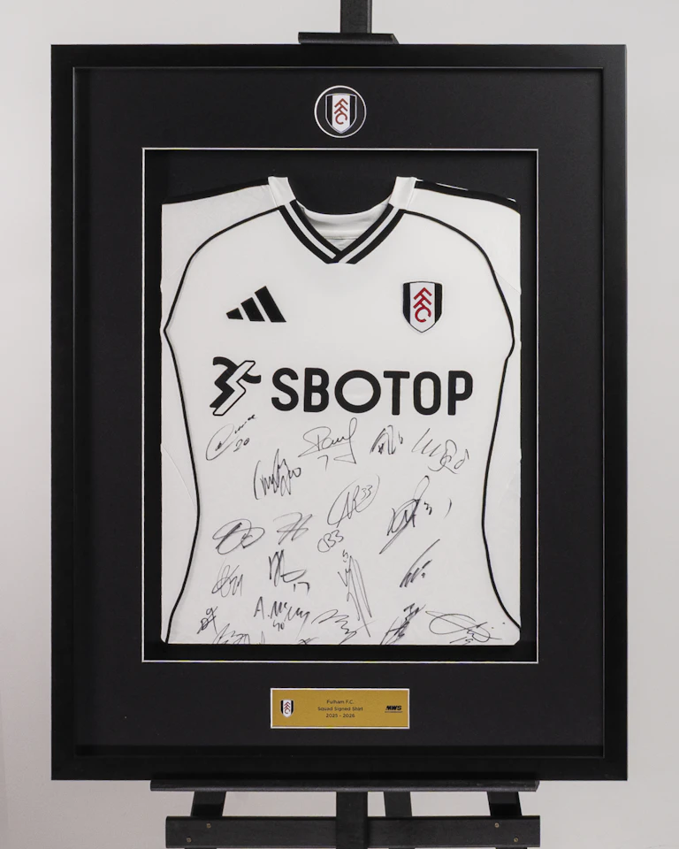 Framed Squad Signed Shirt