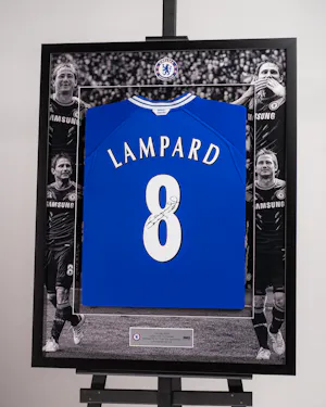 Limited Edition Framed Frank Lampard Shirt -1 Chelsea shirt
