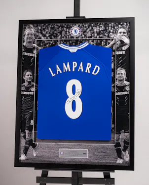 Limited Edition Framed Frank Lampard Shirt -1 Chelsea shirt