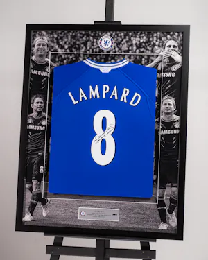 Limited Edition Framed Frank Lampard Shirt -2 Chelsea shirt
