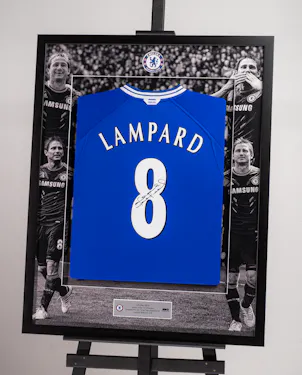 Limited Edition Framed Frank Lampard Shirt -2 Chelsea shirt