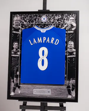 Limited Edition Framed Frank Lampard Shirt -3 Chelsea shirt