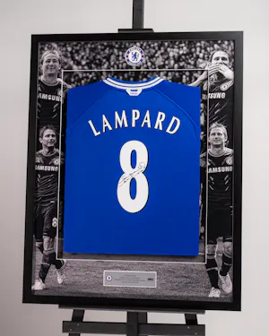 Limited Edition Framed Frank Lampard Shirt -4 Chelsea shirt