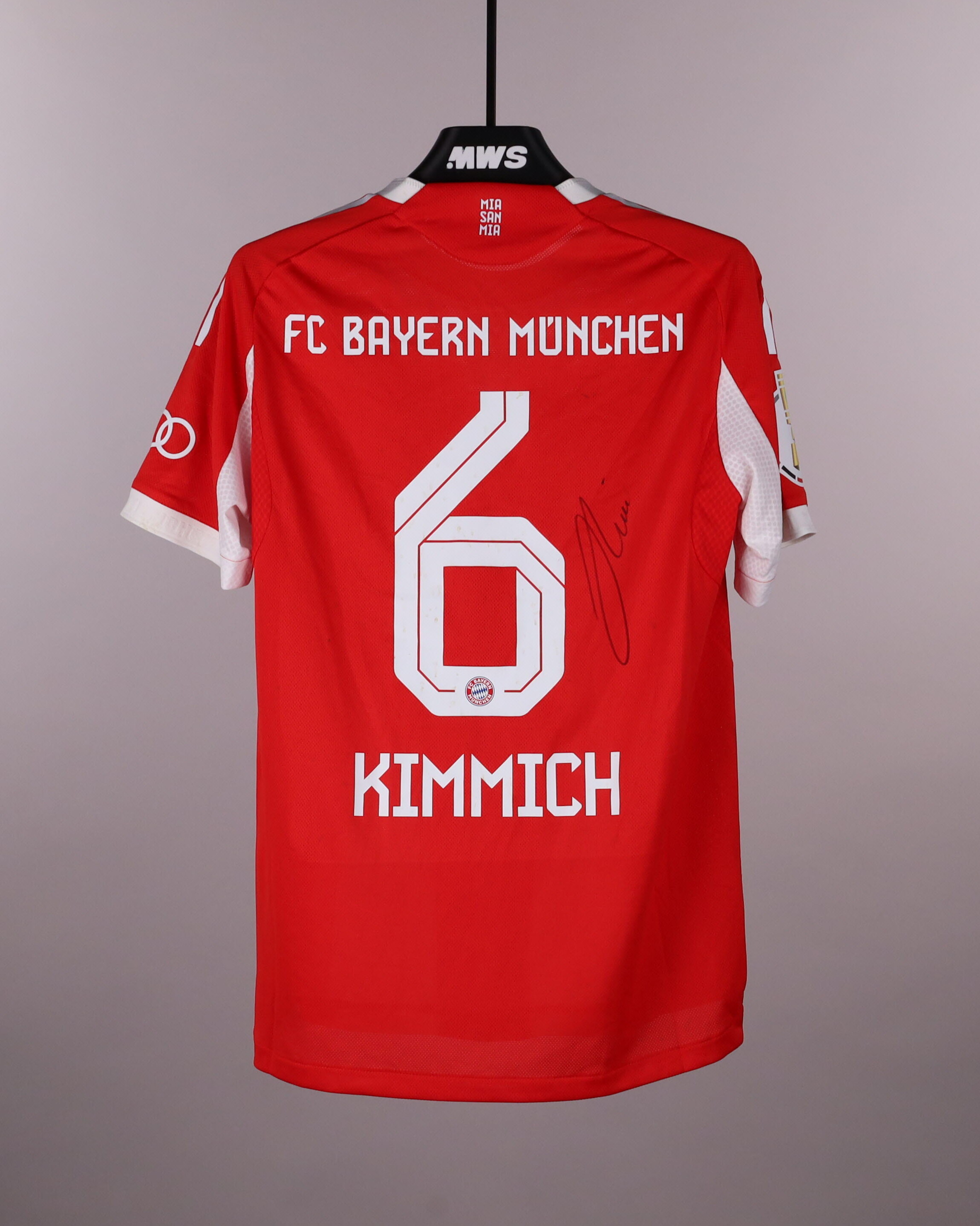 FC Bayern München KIMMICH バイエルン　ユニフォーム Joshua Kimmich | Bayer Leverkusen - FC Bayern München | MatchWornShirt