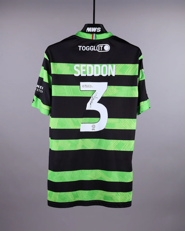 Steve Seddon AFC Wimbledon shirt