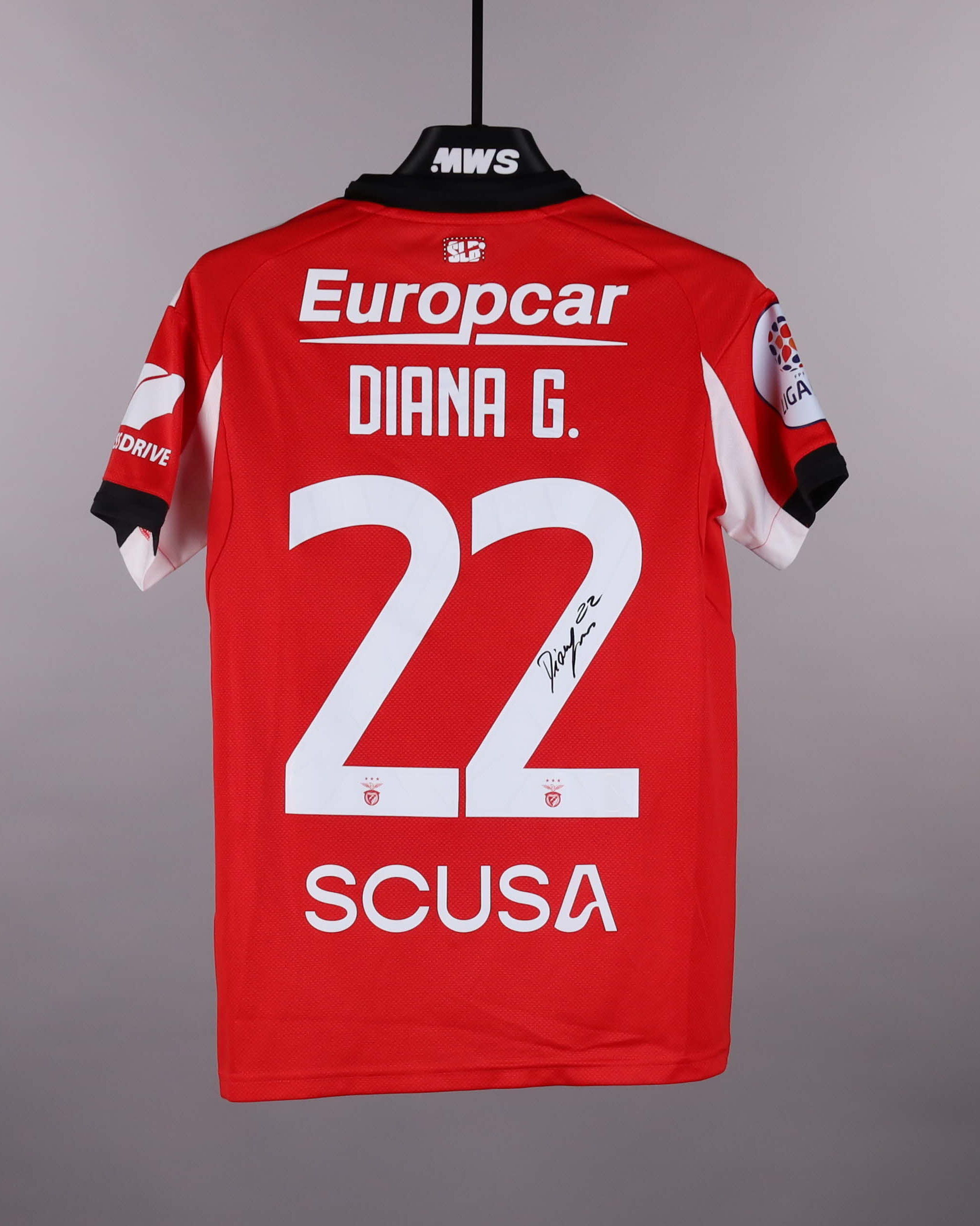 Diana Catarina Ribeiro Gomes SL Benfica W jersey