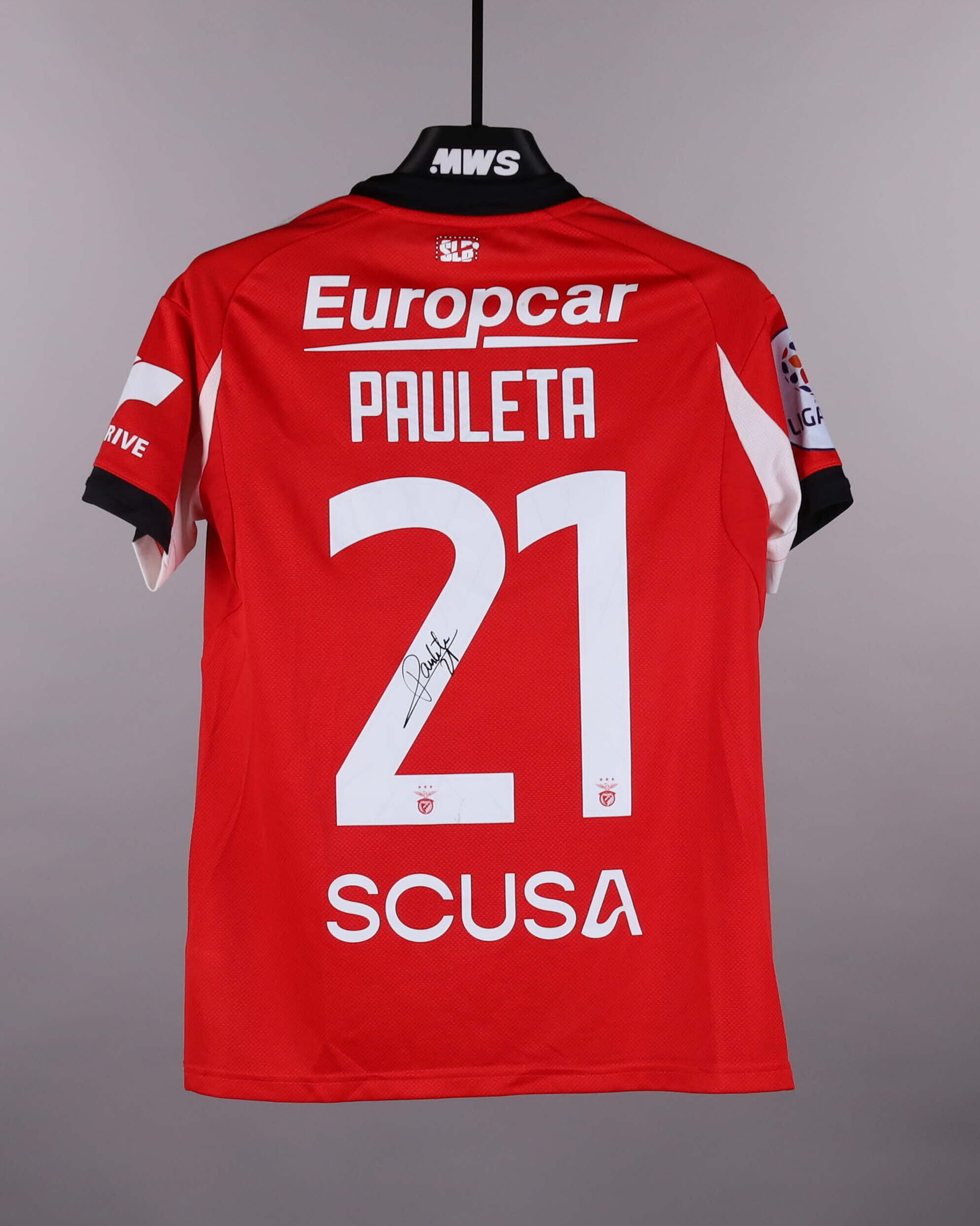 Official SL Benfica W Soccer Game-Worn Jerseys Auctions