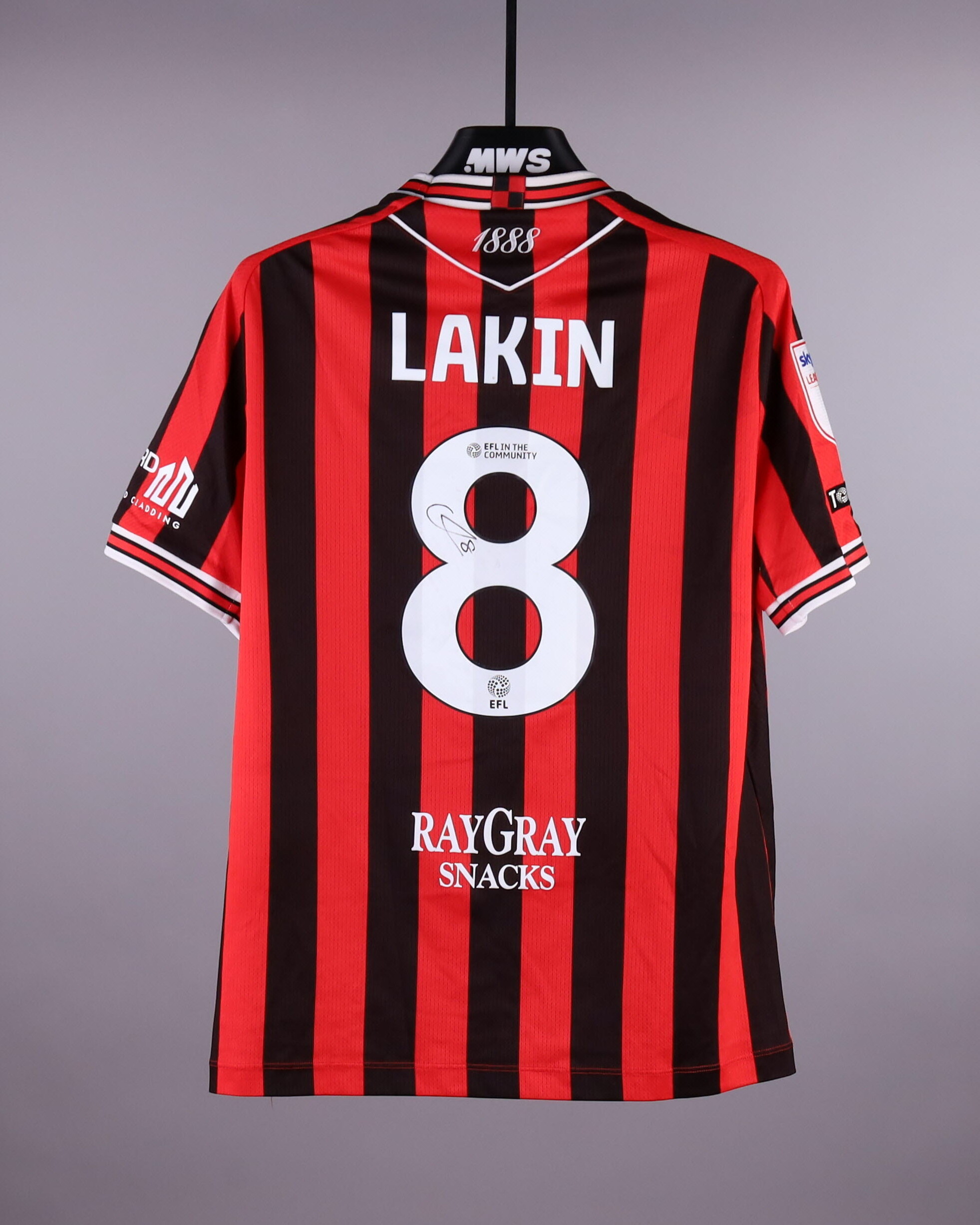 Charlie Lakin Walsall jersey