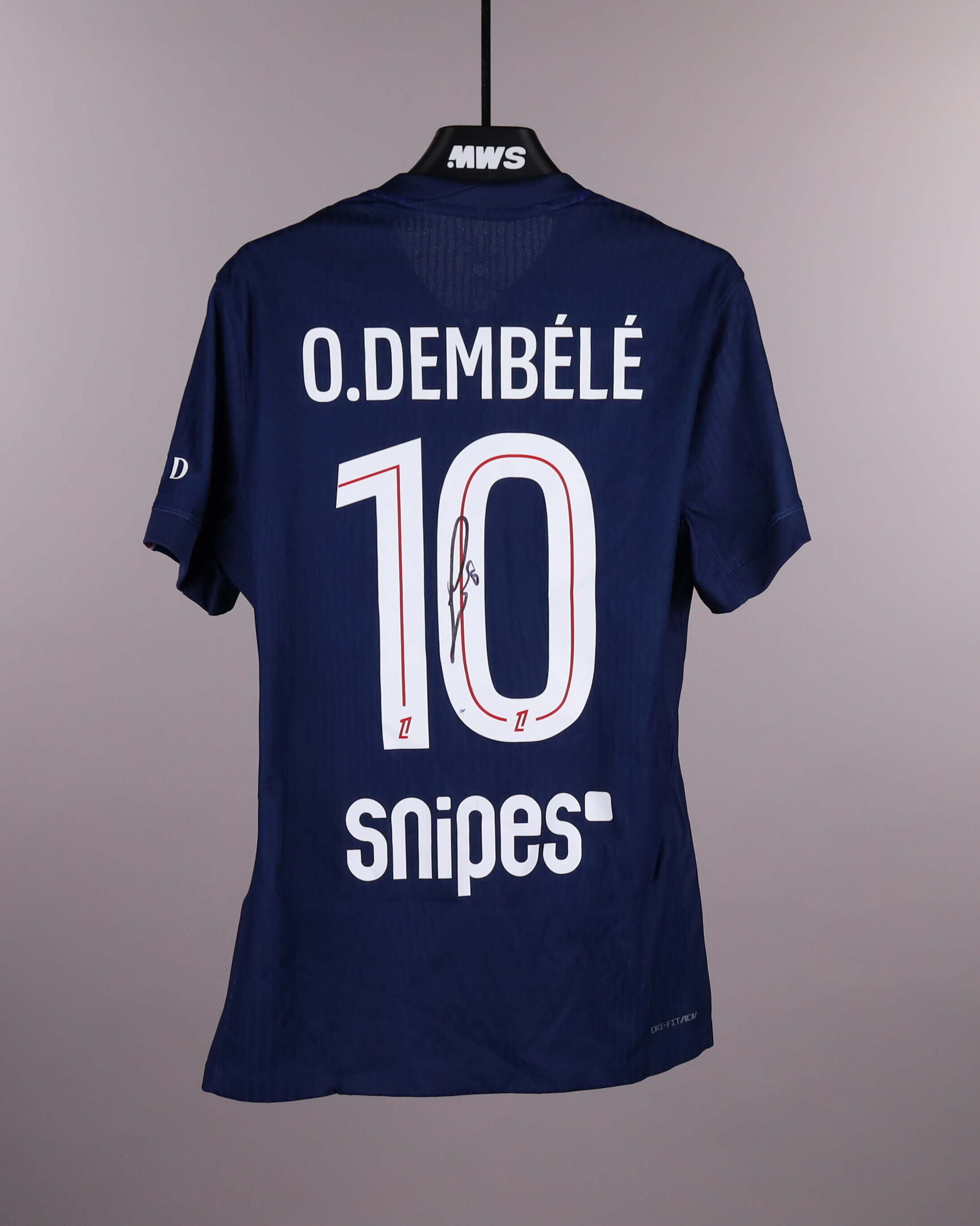 【Lio】2枚セット O.DEMBELE ØDEGAARD Ousmane Dembélé | Paris Saint-Germain - FC Lorient | MatchWornShirt