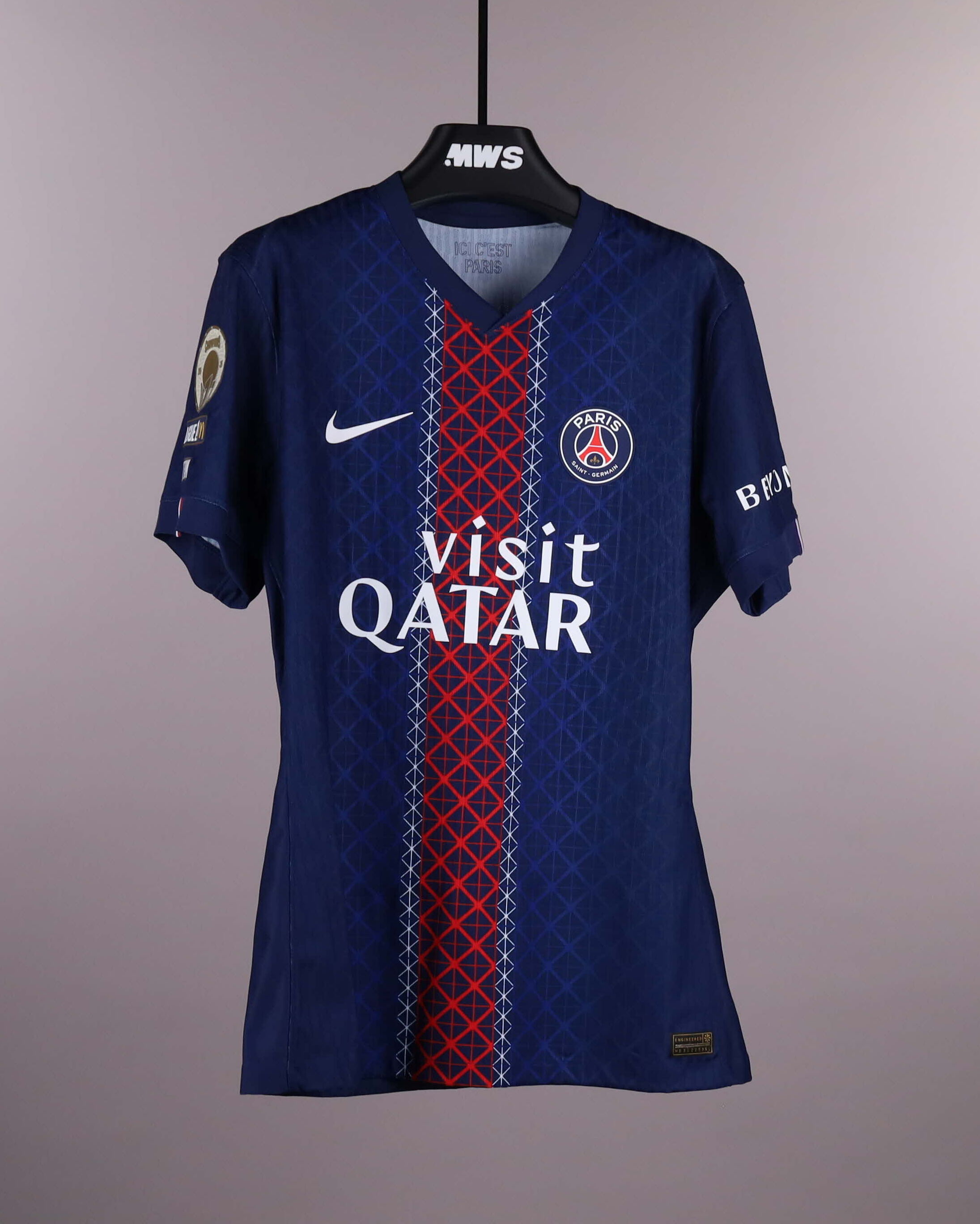 【Lio】2枚セット O.DEMBELE ØDEGAARD Ousmane Dembélé | Paris Saint-Germain - FC Lorient | MatchWornShirt