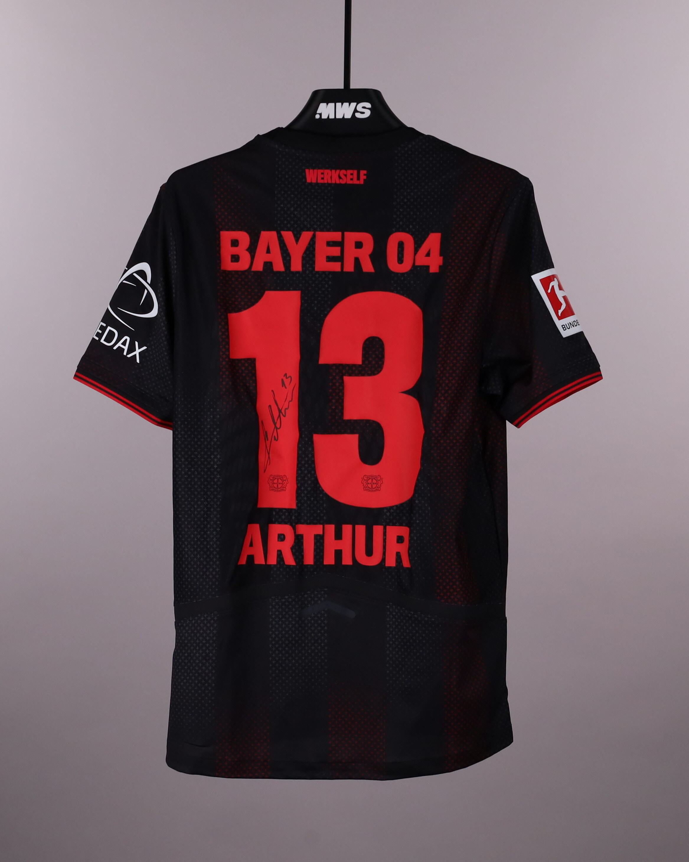 Arthur | Bayer Leverkusen - RB Leipzig | MatchWornShirt