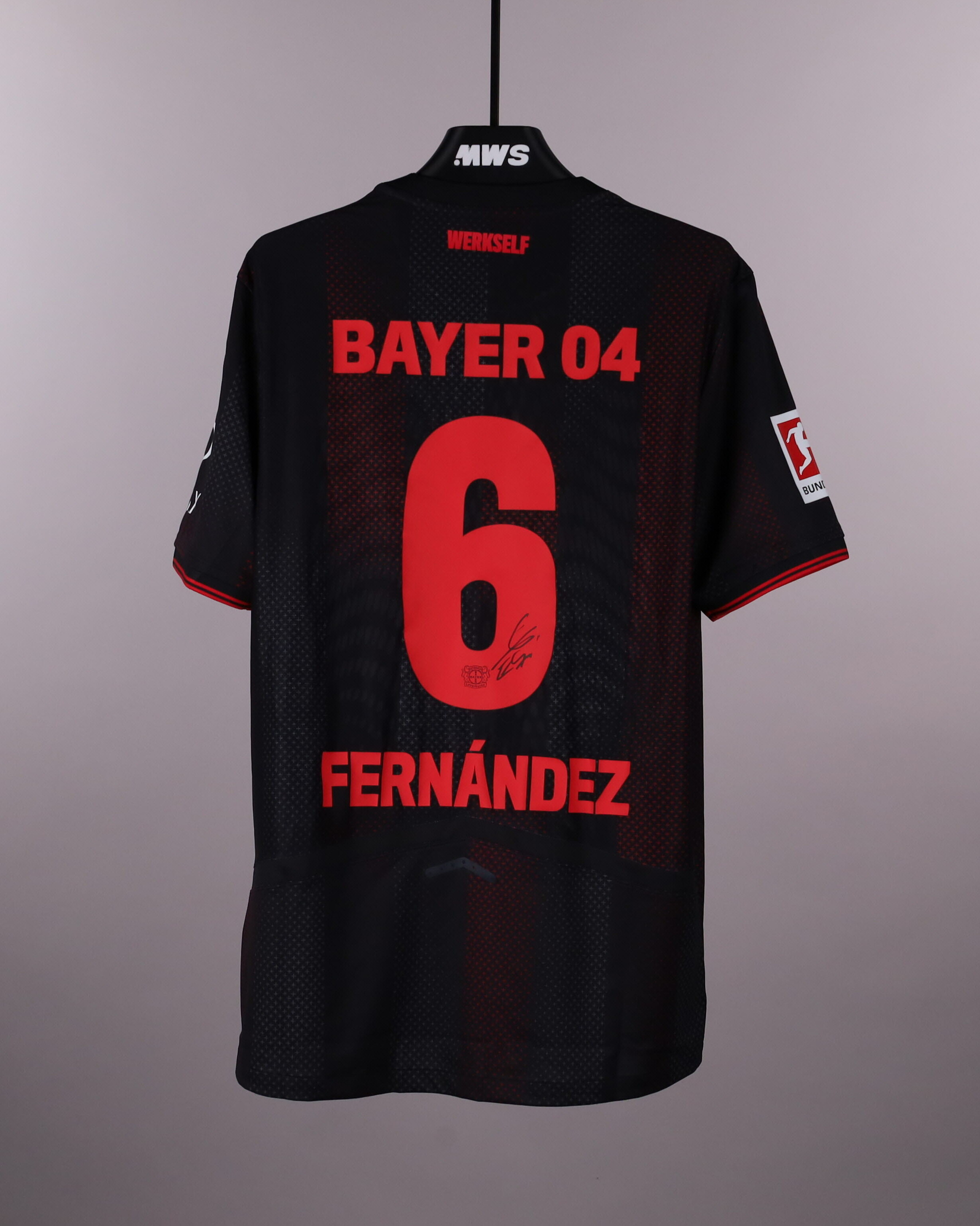 Ezequiél Fernández | Bayer Leverkusen - RB Leipzig | MatchWornShirt