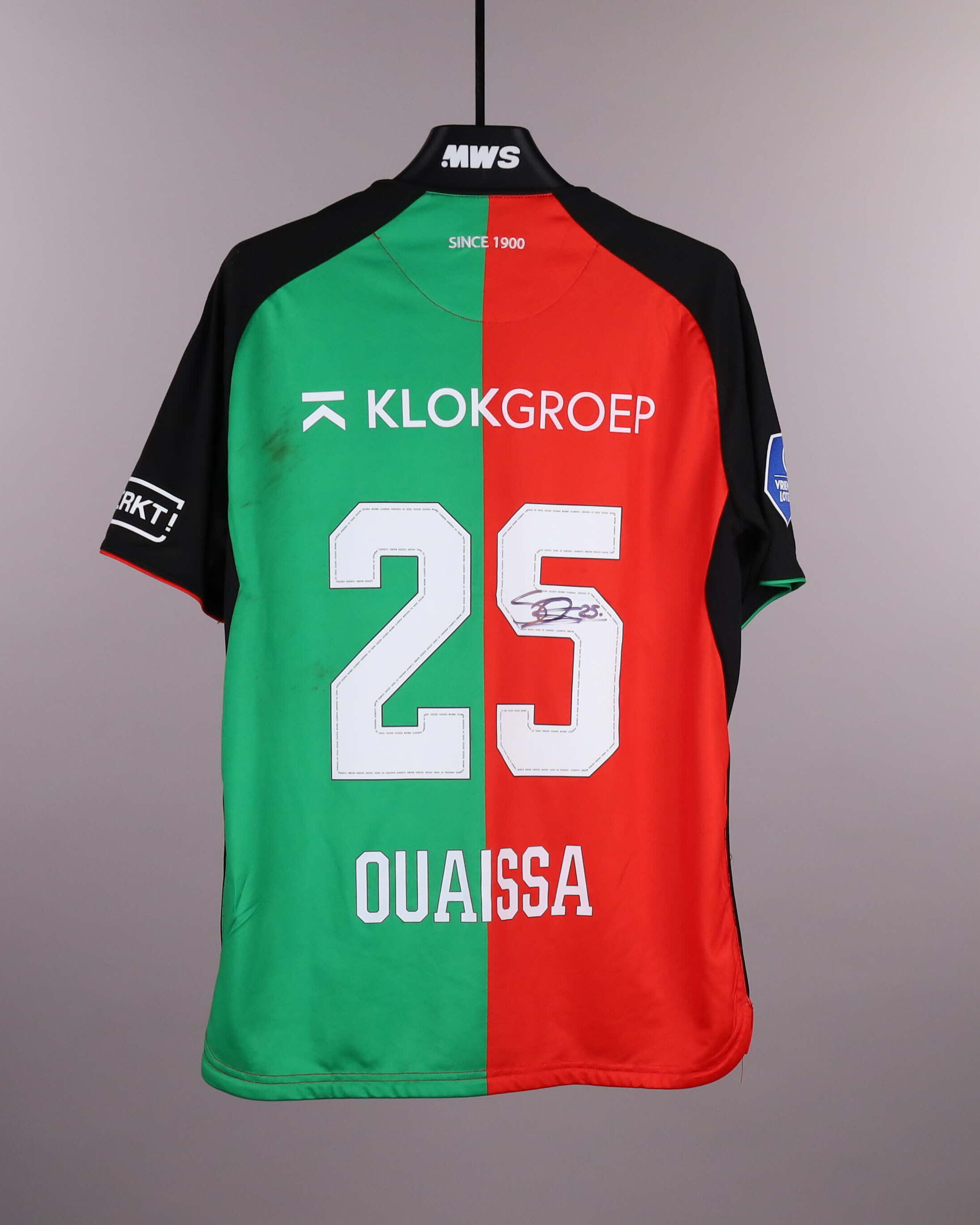サッカーユニフォーム NEC Sami Ouaissa | NEC - Telstar | MatchWornShirt