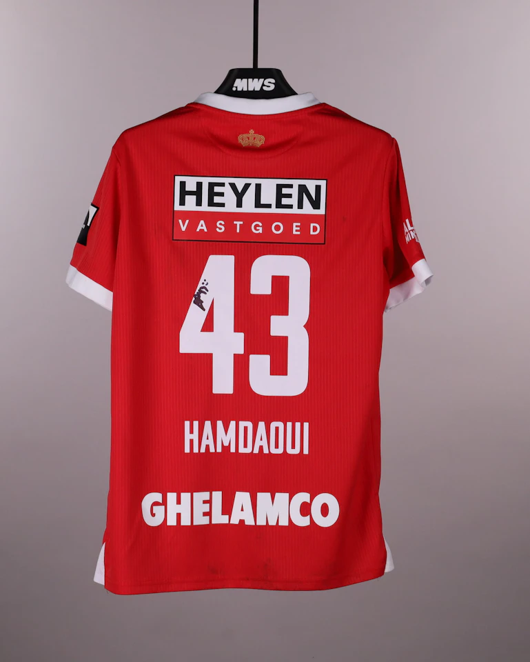 来自Royal Antwerp FC的Youssef Hamdaoui球衣