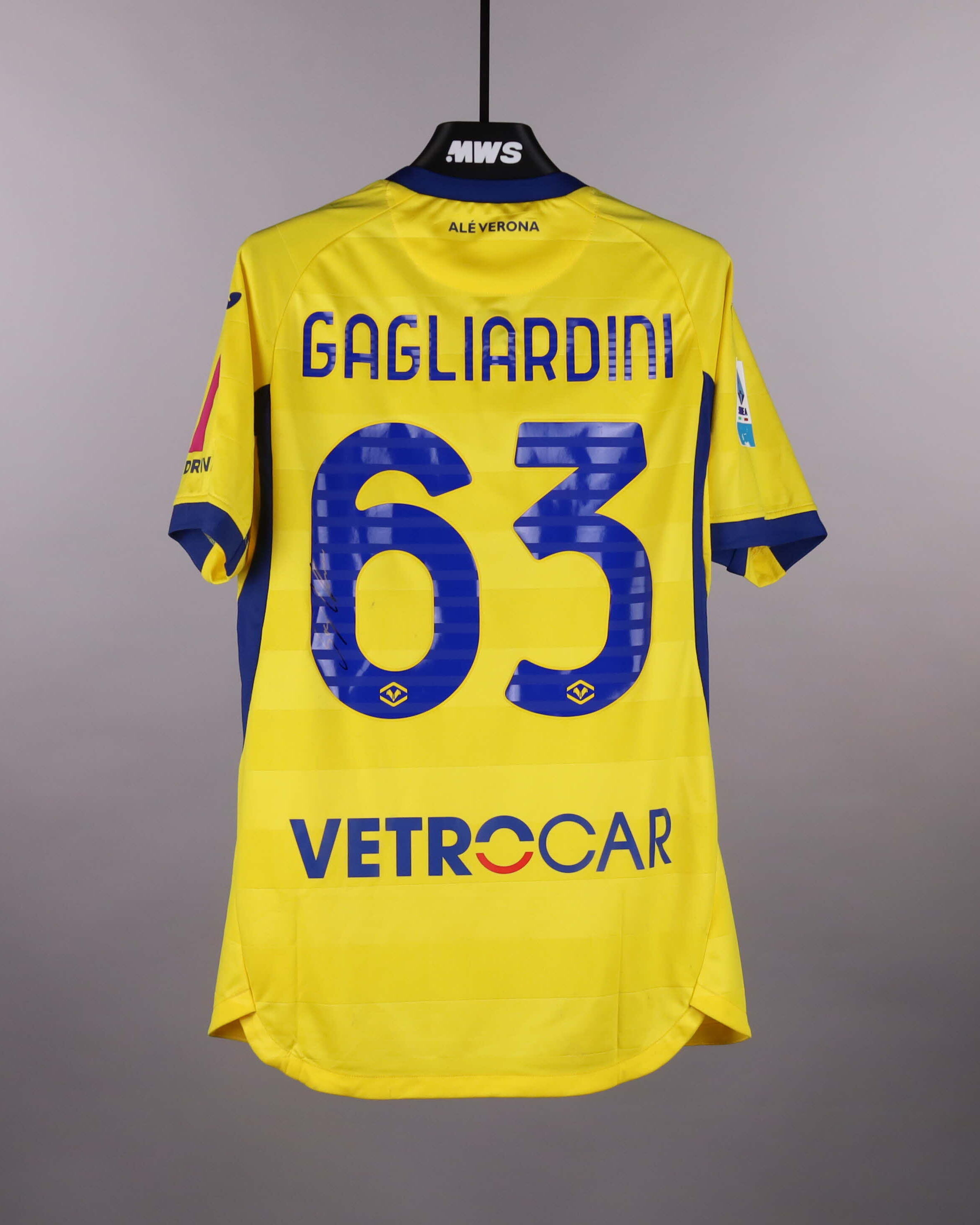 Roberto Gagliardini | Juventus FC - Hellas Verona FC | MatchWornShirt