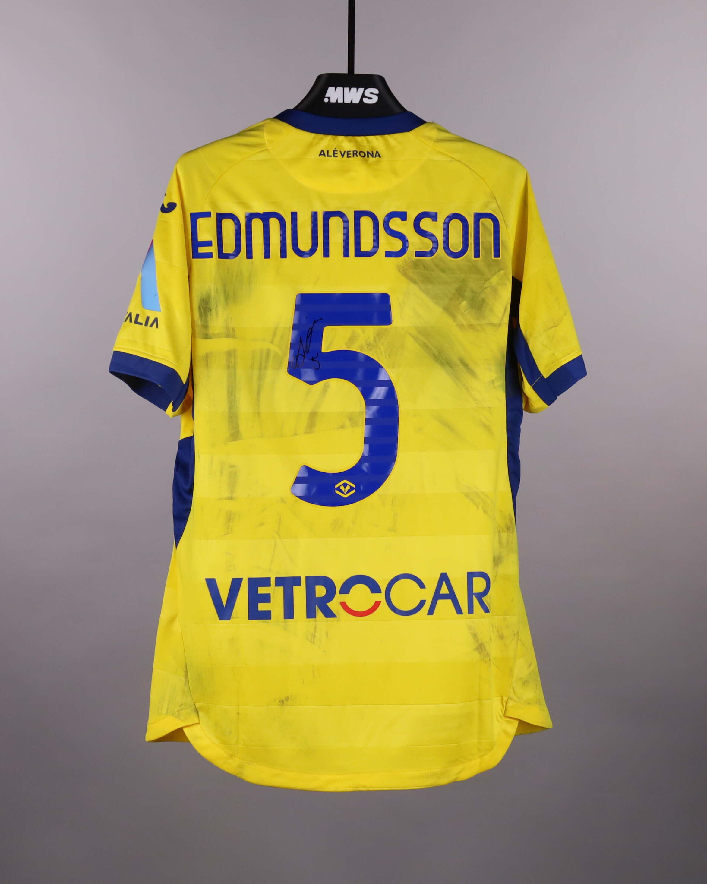 Andrias Edmundsson | Juventus FC - Hellas Verona FC | MatchWornShirt
