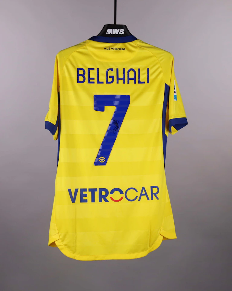 Hellas Verona FC 팀의 Rafik Belghali 셔츠