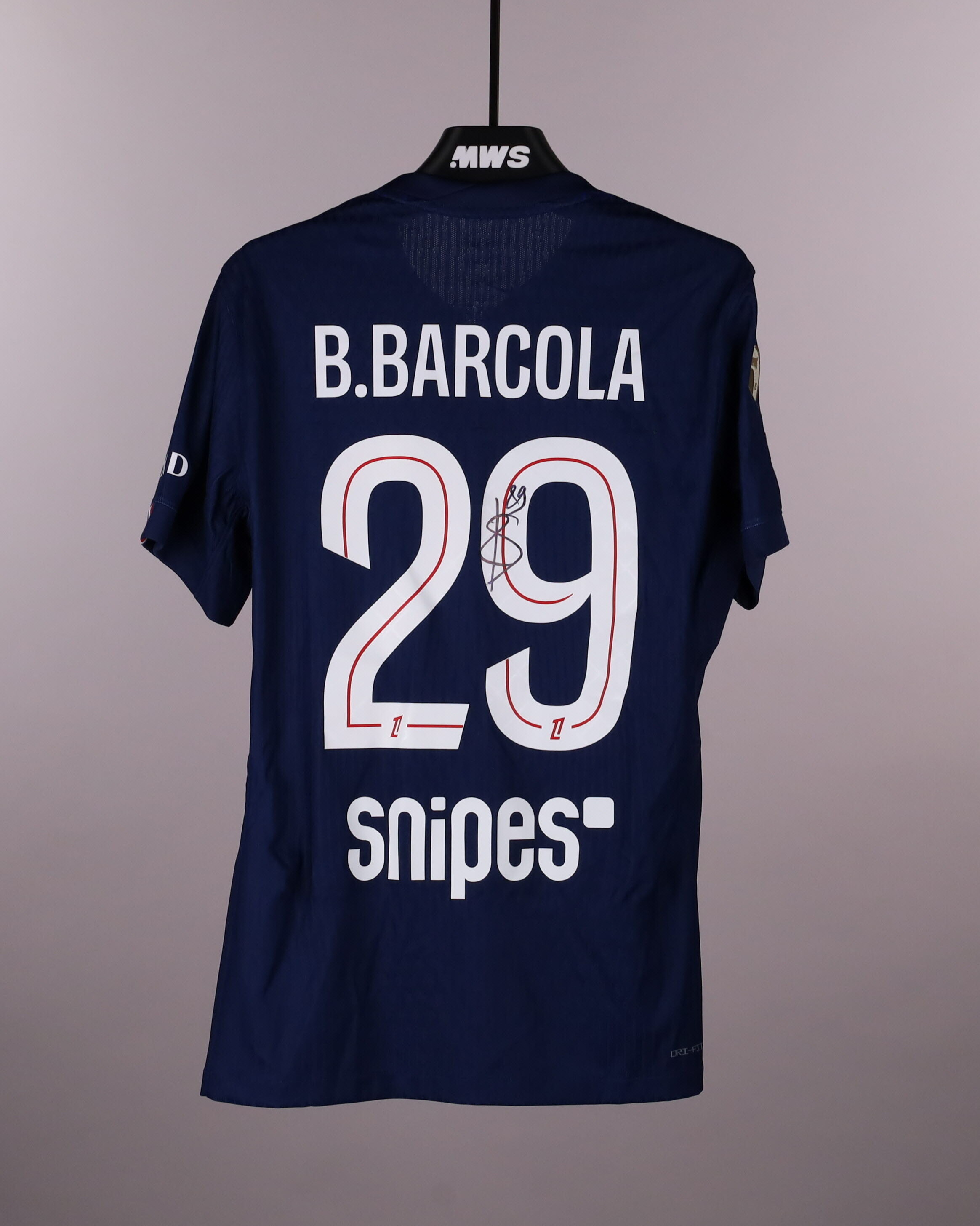 Bradley Barcola Paris Saint-Germain shirt
