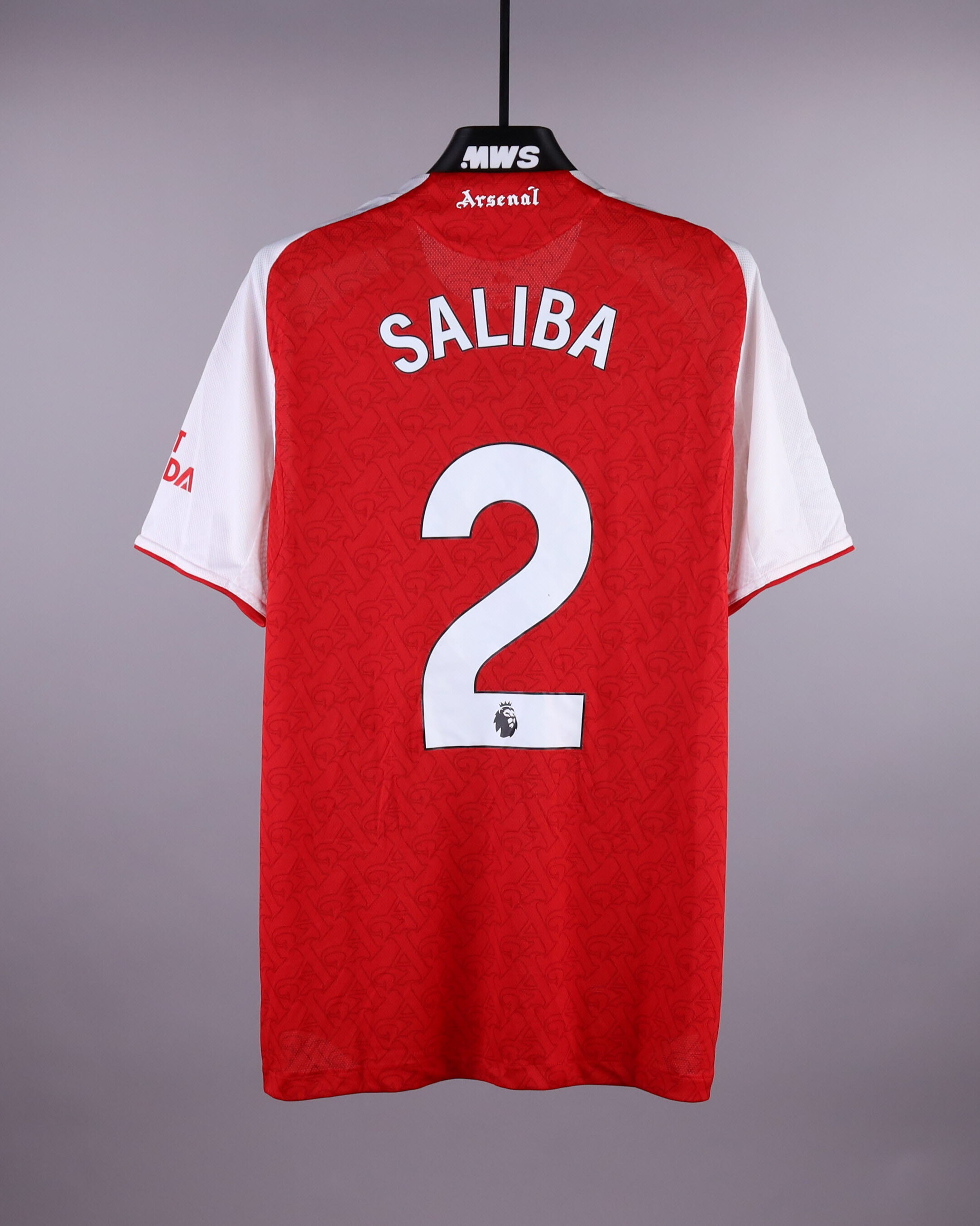 William Saliba | Arsenal - Fulham | MatchWornShirt