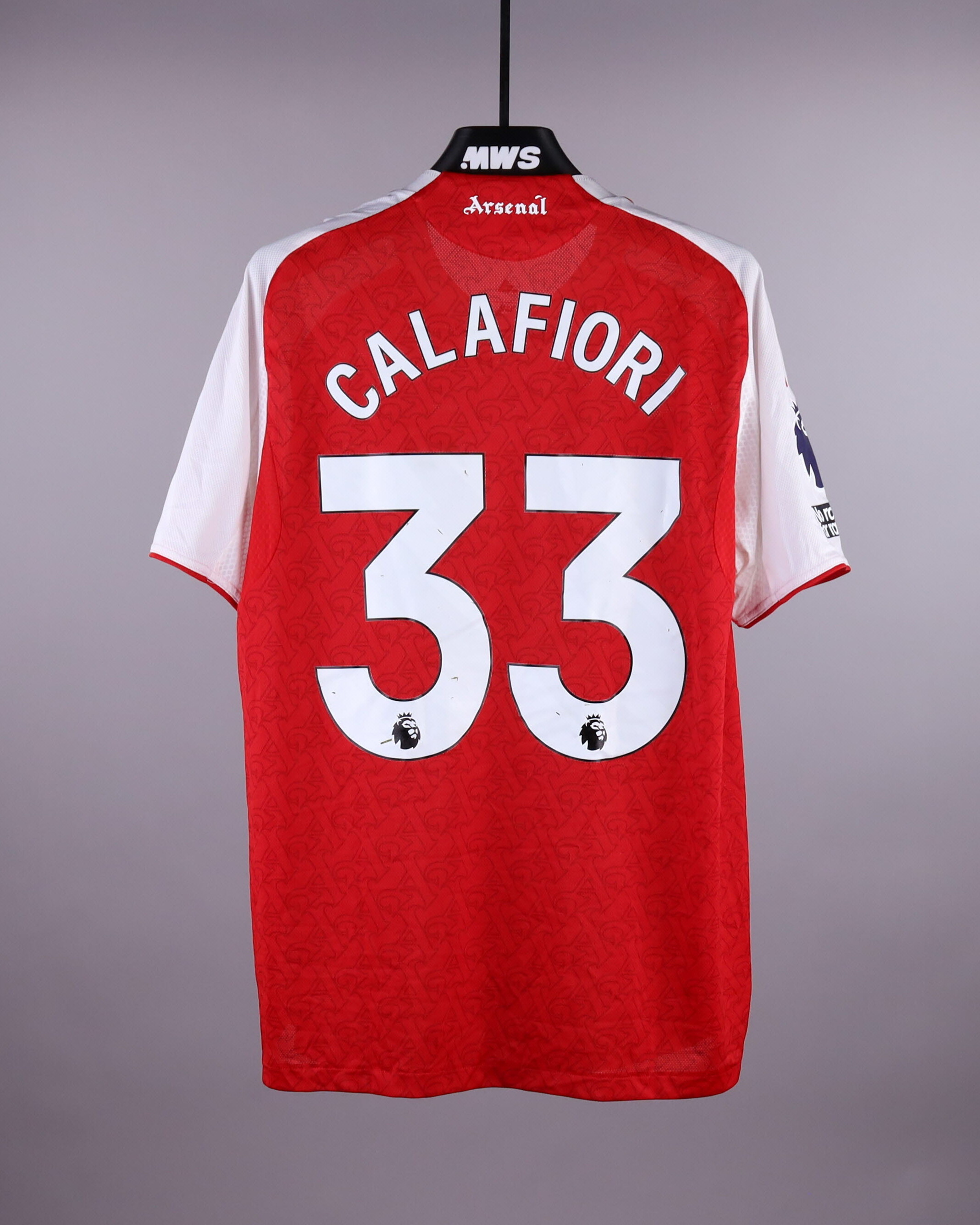 Riccardo Calafiori | Arsenal - Fulham | MatchWornShirt