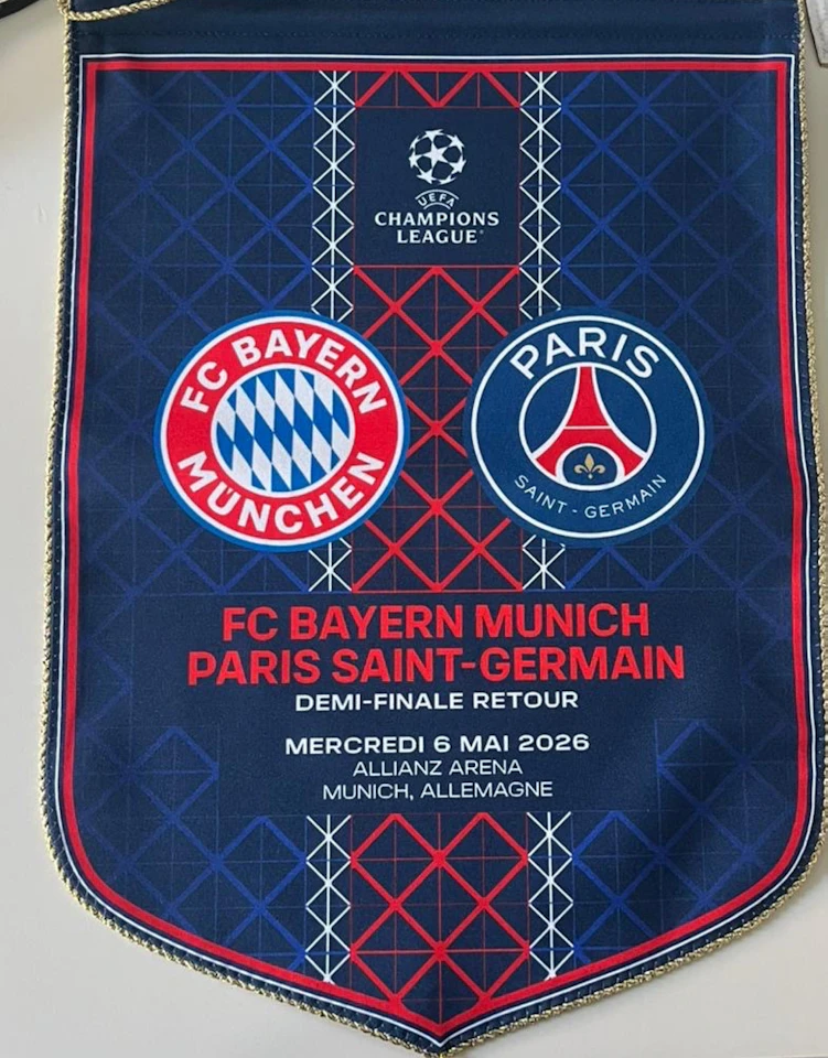 Paris Saint-Germain Pennant vs FC Bayern München