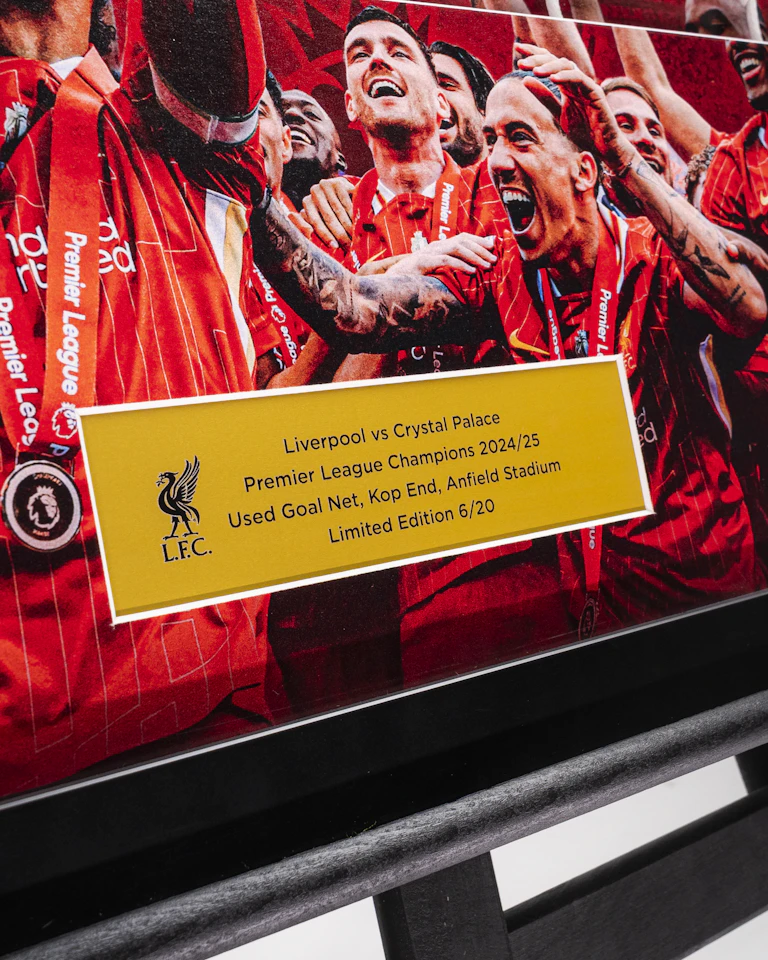 Limited Edition Framed Anfield Goalnet - 6 | MatchWornShirt