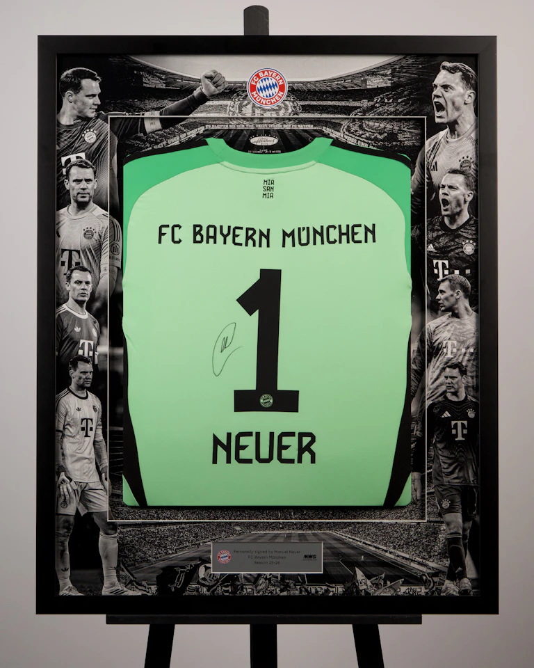 Manuel Neuer | Limited Edition Framed Signed Shirt