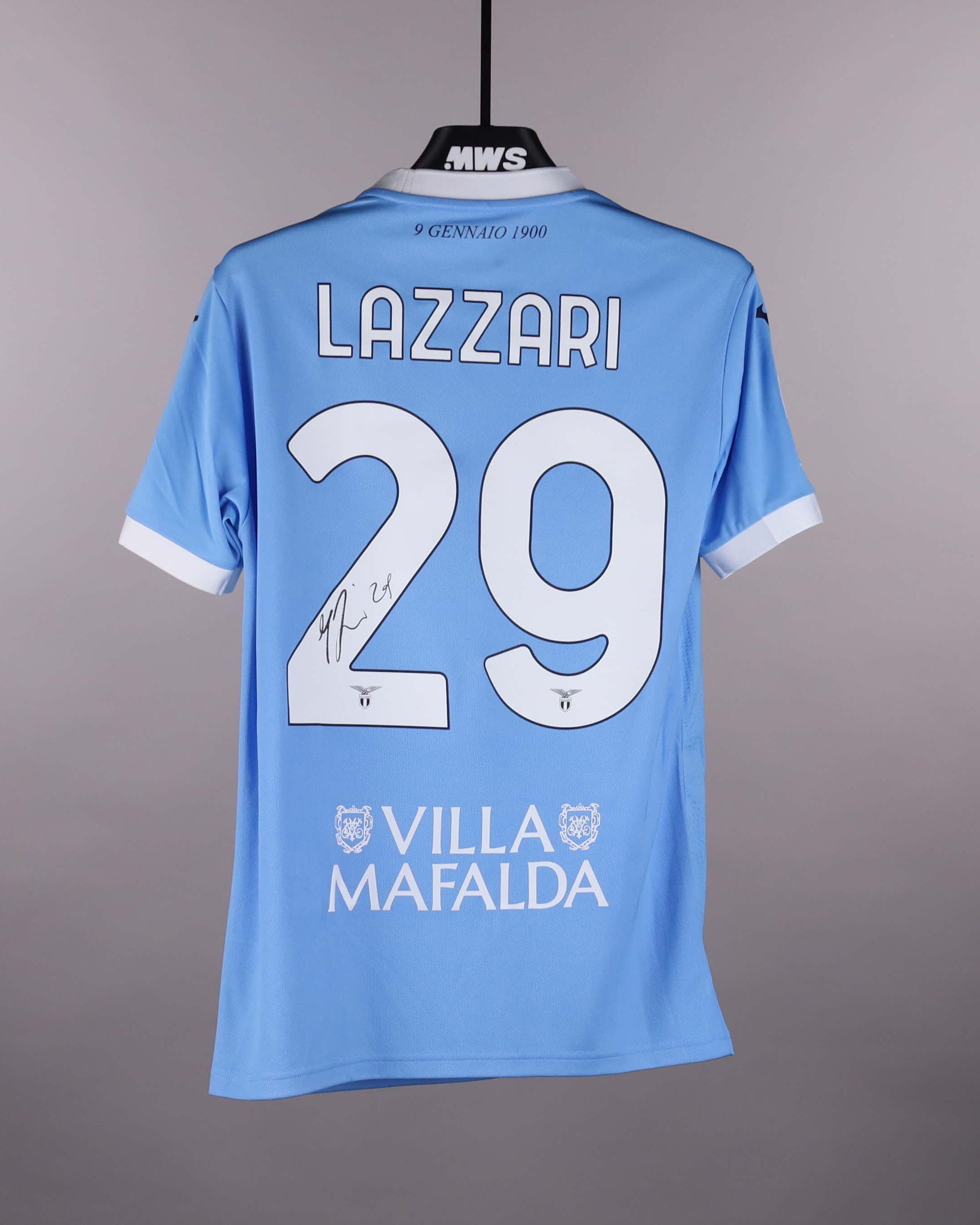 Manuel Lazzari | SS Lazio - FC Inter Milan | MatchWornShirt