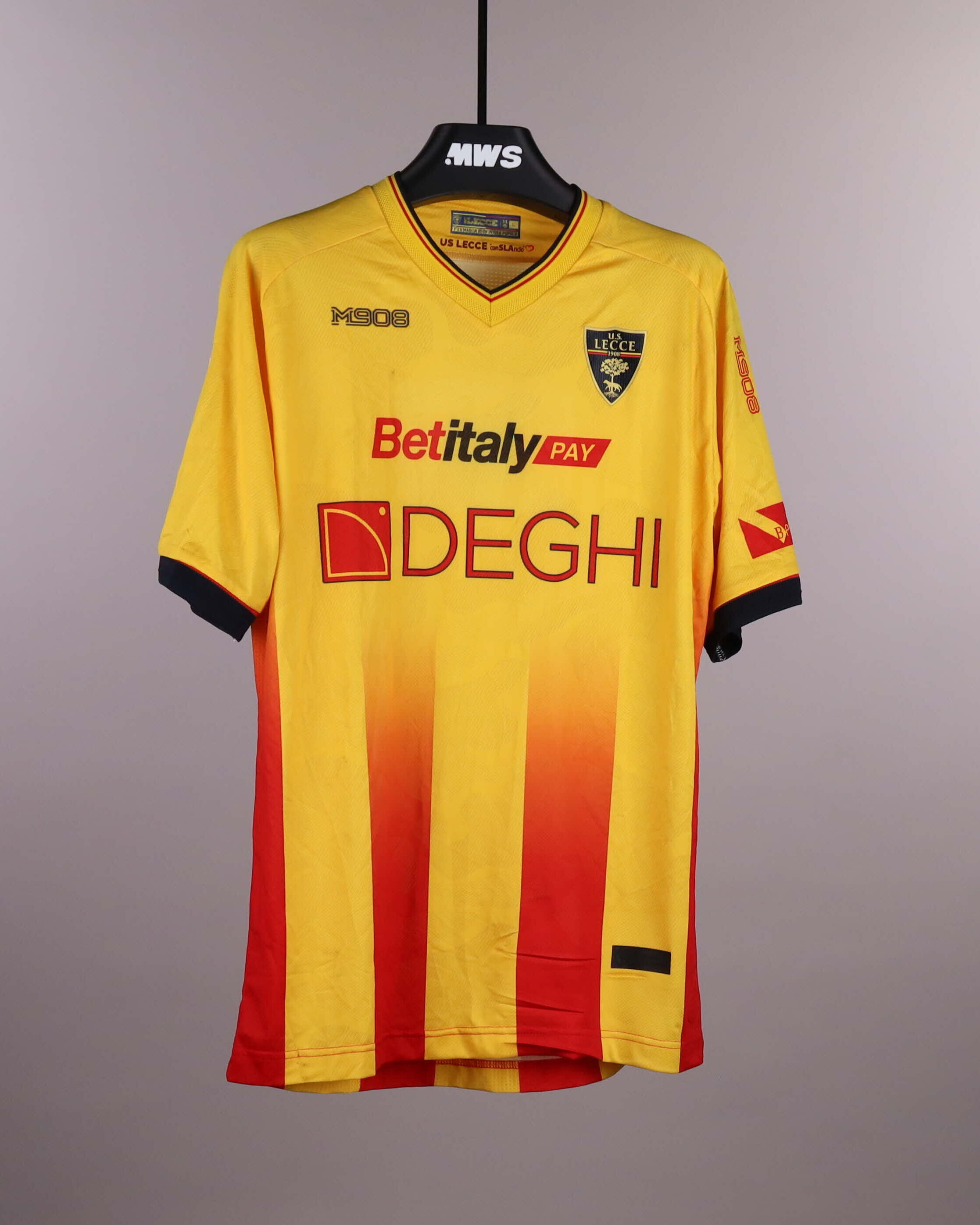 Official US Lecce Soccer Game-Worn Jerseys Auctions - MatchWornShirt