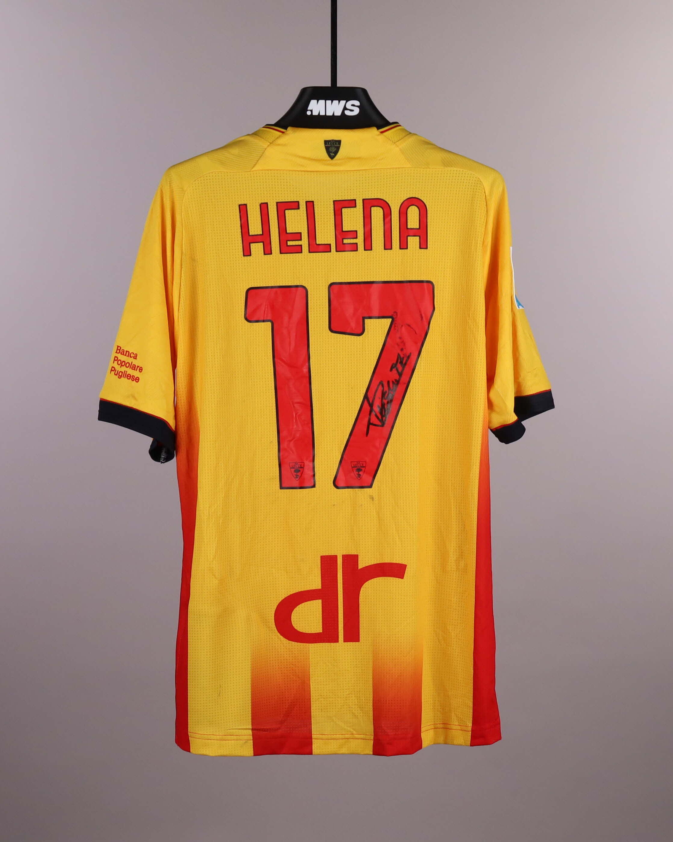 Official US Lecce Soccer Game-Worn Jerseys Auctions - MatchWornShirt