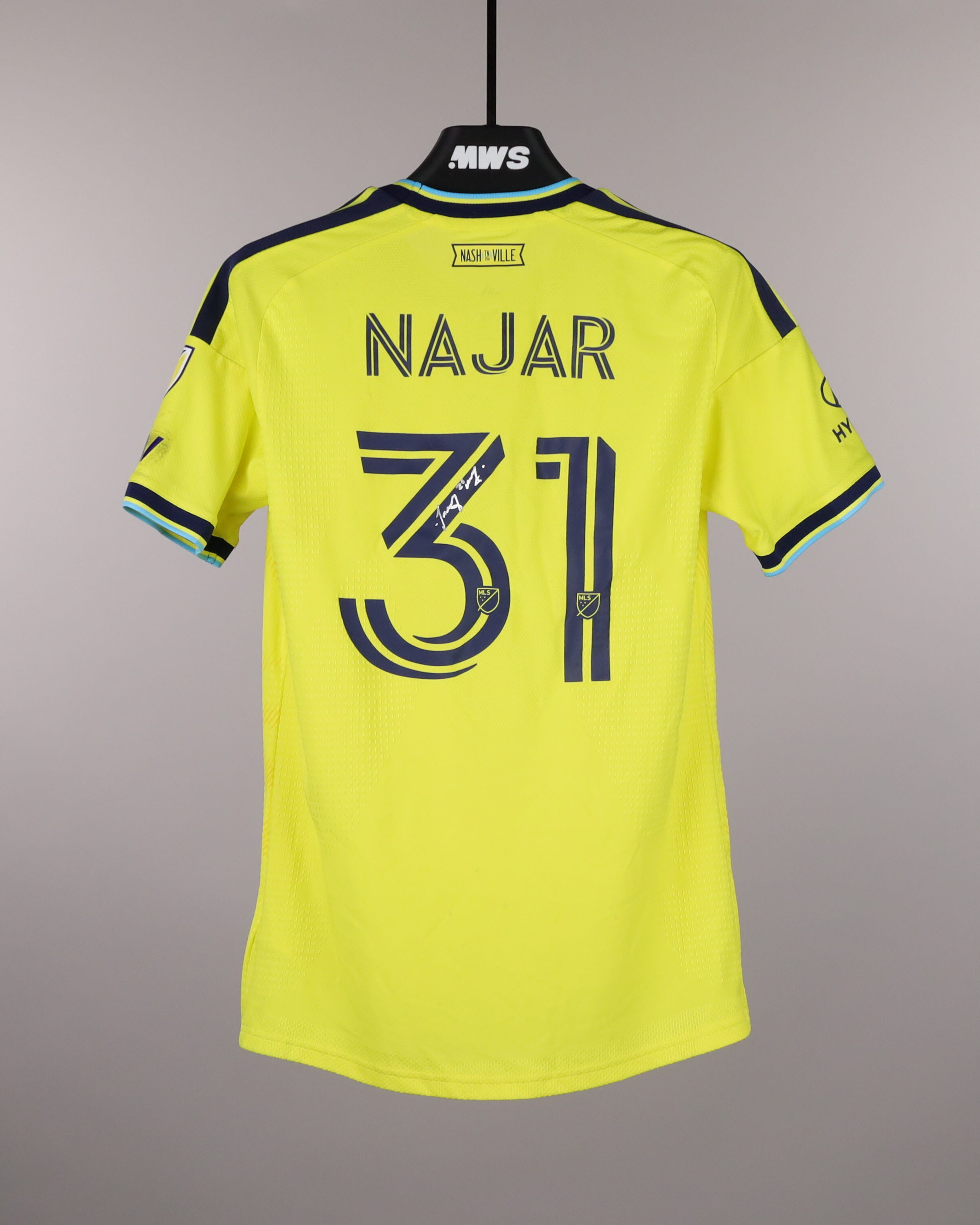 Andy Aryel Najar Rodríguez | Nashville SC - DC United | MatchWornShirt