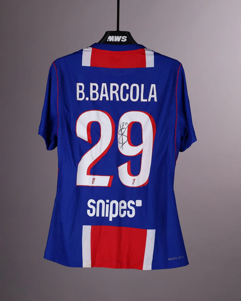 Bradley Barcola Paris Saint-Germain shirt