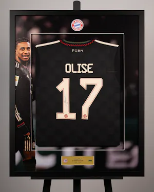 Michael Olise | Framed Signed Third Shirt