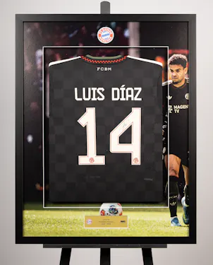 Luis Díaz | Framed Signed Third Shirt