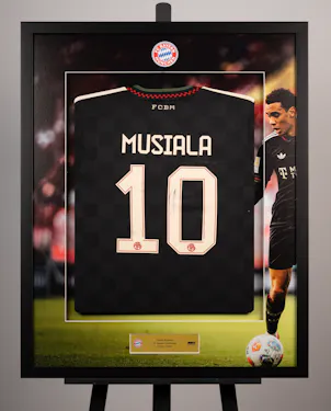 Jamal Musiala | Framed Signed Third Shirt