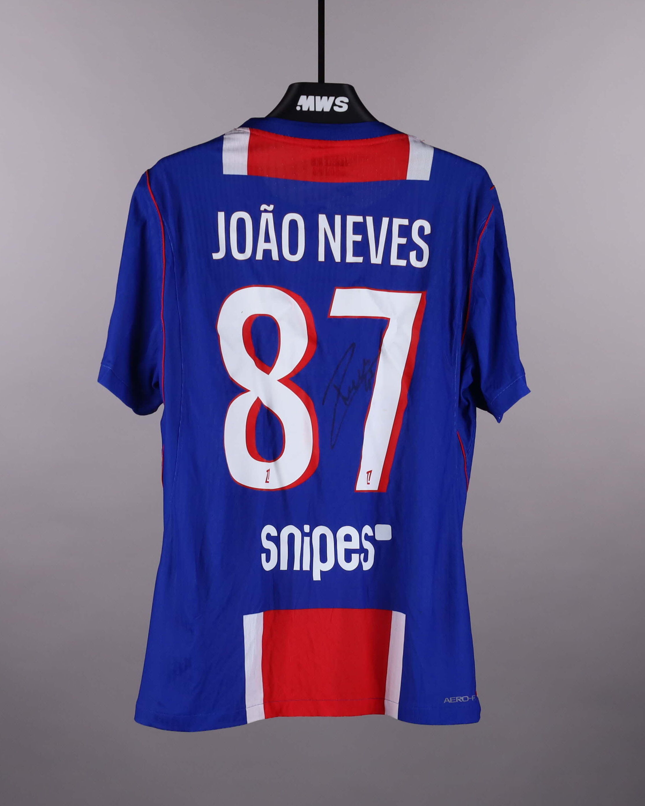 João Neves | Paris Saint-Germain - Stade Brestois 29 | MatchWornShirt