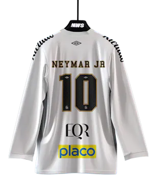 来自Santos的Neymar da Silva Santos Junior球衣