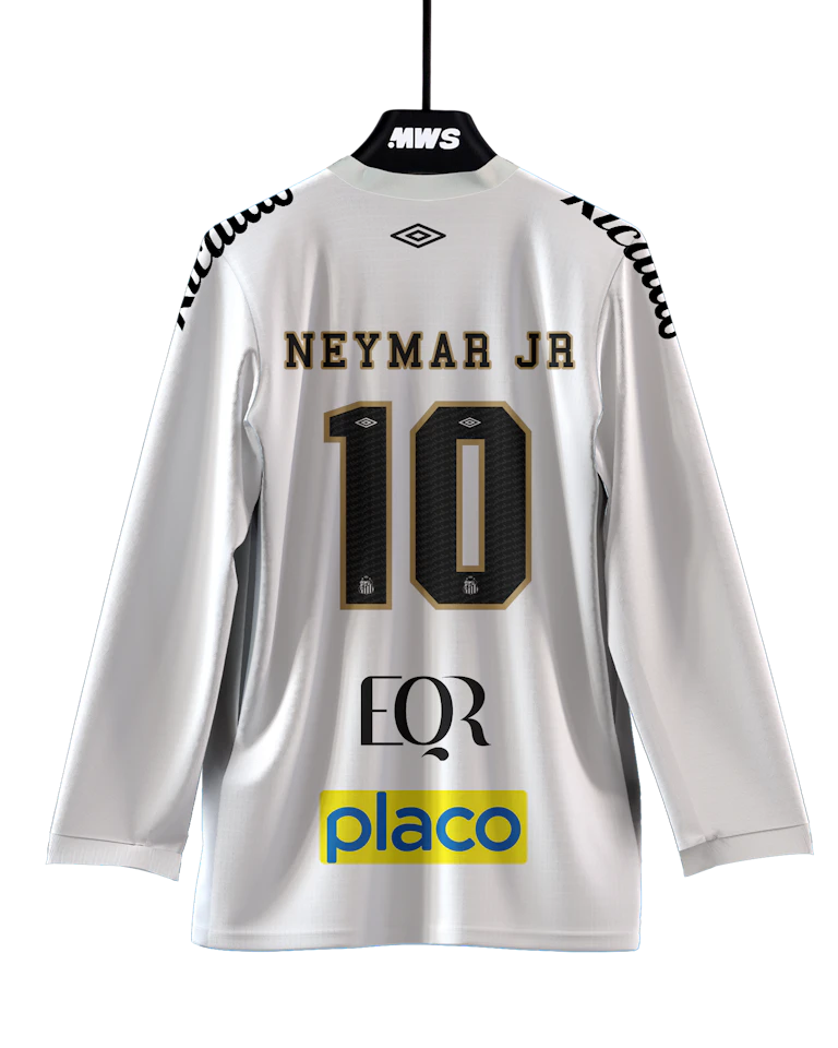 来自Santos的Neymar da Silva Santos Junior球衣