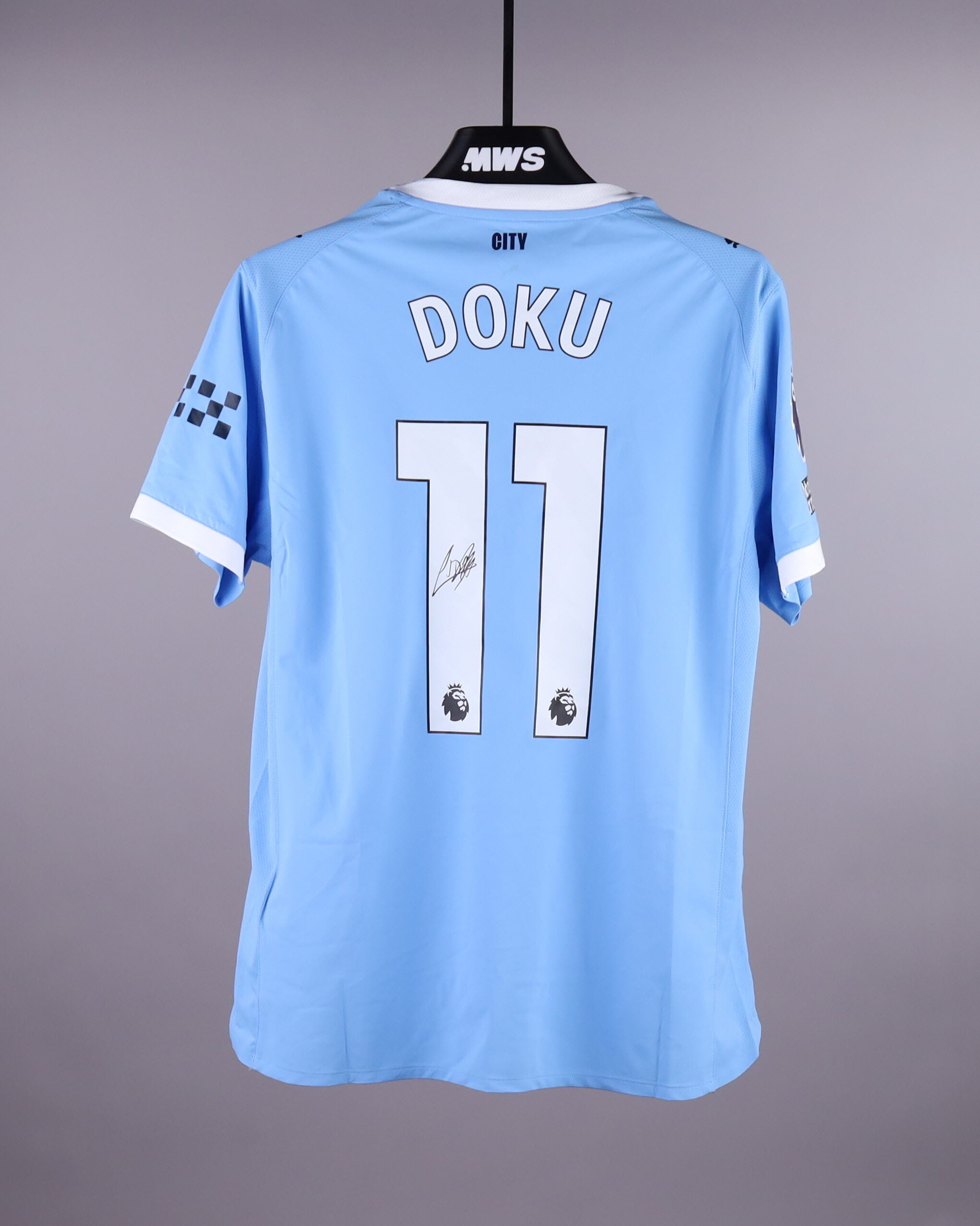 Jérémy Doku | Manchester City - Brentford | MatchWornShirt
