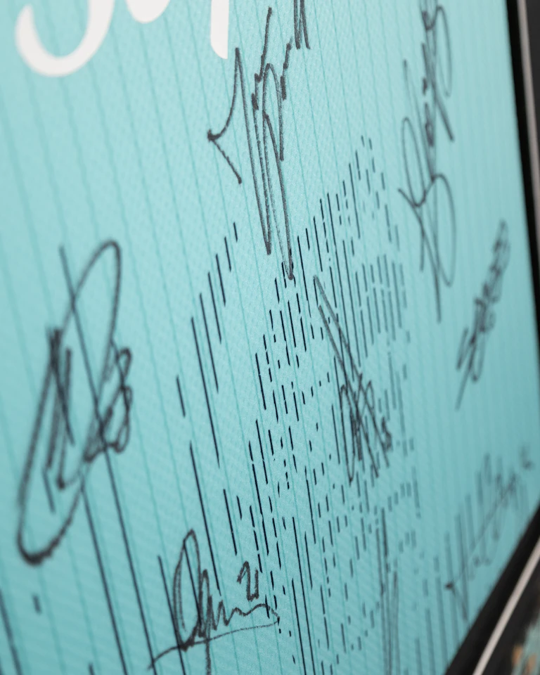 Framed Squad Signed Shirt