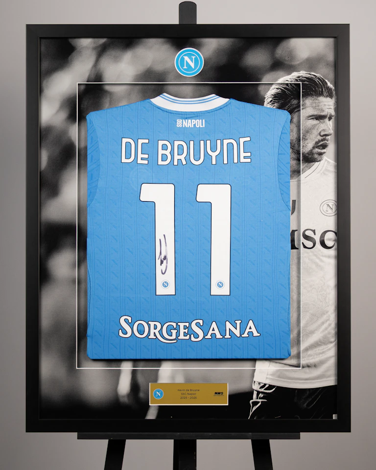 Kevin De Bruyne | Framed Signed Shirt